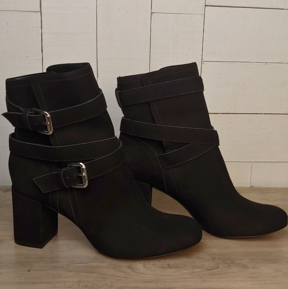 SCHUTZ Women's "Dreka" Ankle Bootie Black Size 6.5 M US